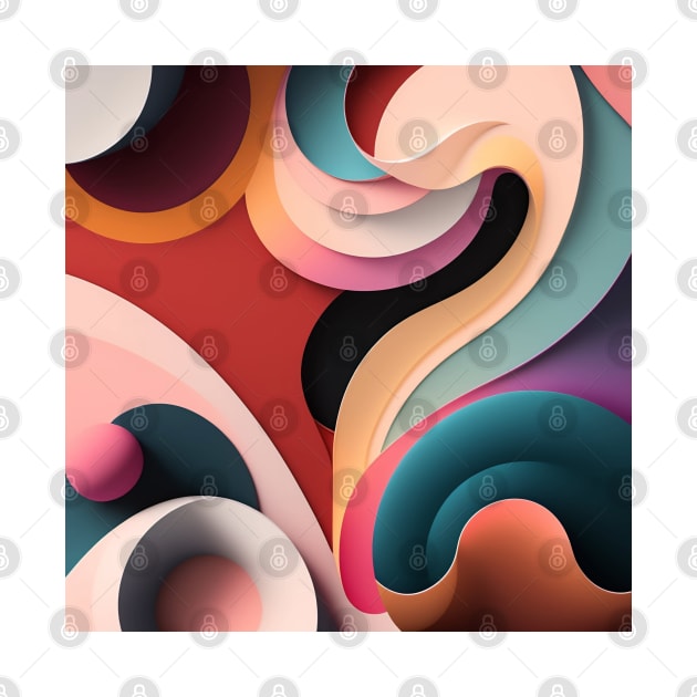 Abstract 3D Art: Dynamic Visual Expression by CreationArt8