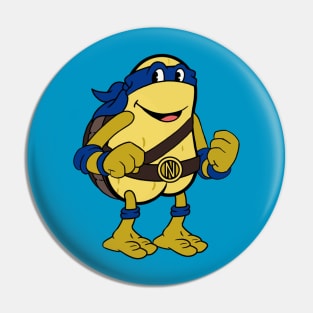 Teenage Mutant Nutty Turtle- Blue Pin