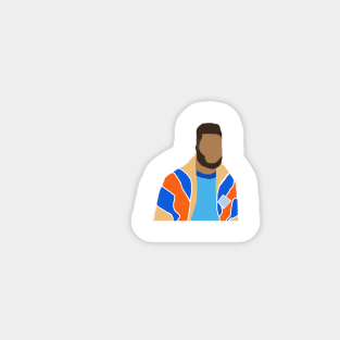 Khalid Silhouette Magnet