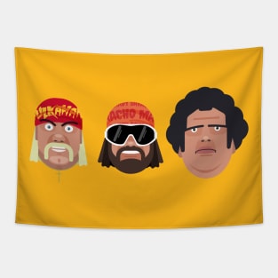 Hogan. Savage. Andre. Tapestry