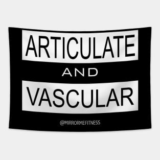 ARTICULATE + VASCULAR | White Ink Tapestry