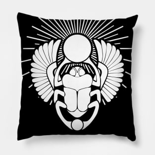 Egyptian scarab Khepri Pillow