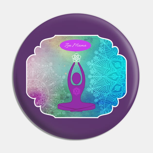 Zen Mama Mothers Day Gift Pin by Unique Online Mothers Day Gifts 2020