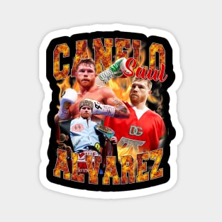 VINTAGE RETRO CANELO ALVAREZ BOOTLEG Magnet