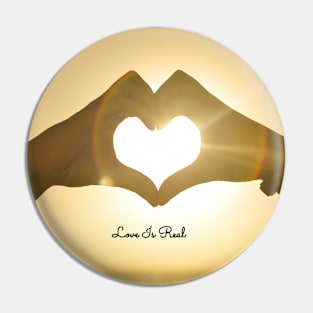 Love Is Real Pin