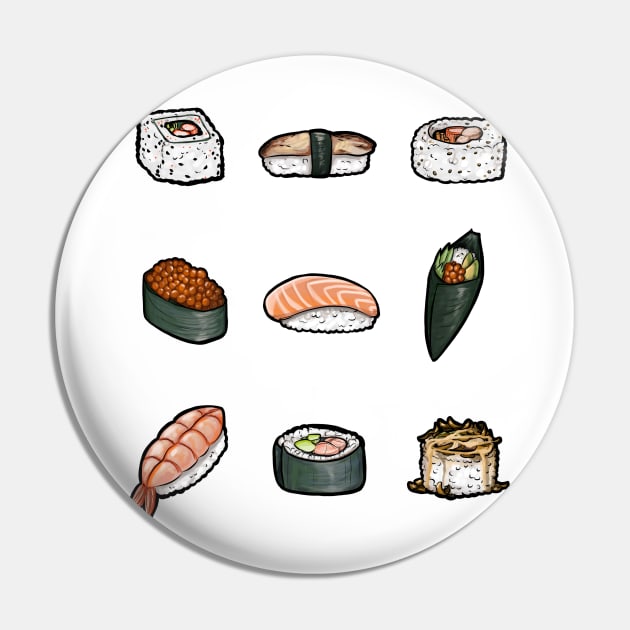 Sushi Pin by Sebatticus