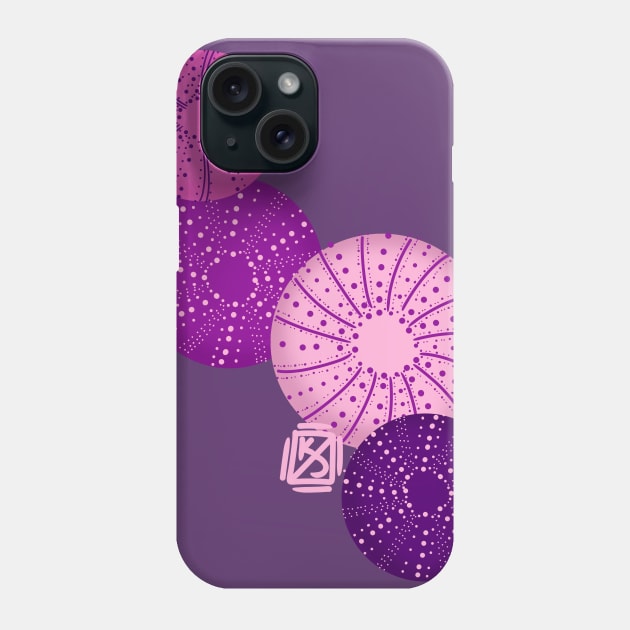 Pink Sea Urchins Phone Case by Pastel.Punkk