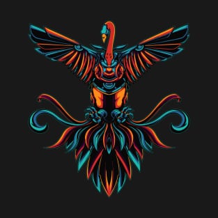 mecha bird illustration T-Shirt