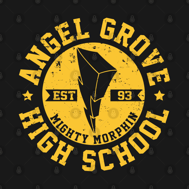 Vintage Angel Grove High School by ryanjaycruz