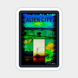 Alien City Desert View Magnet