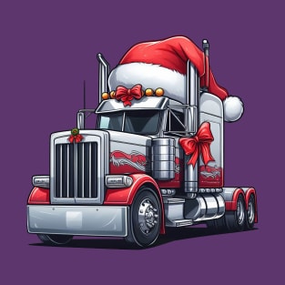 Peterbuilt Santa Claus Truck T-Shirt