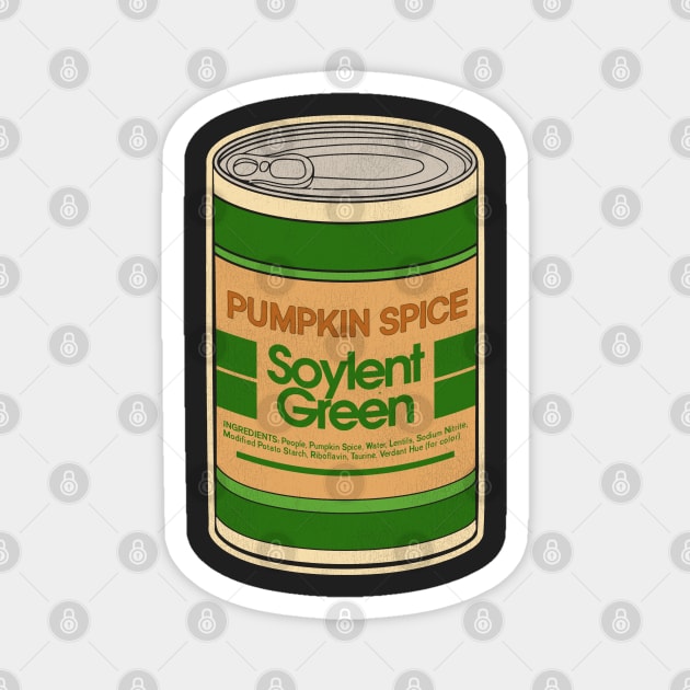 Pumpkin Spice Soylent Green Magnet by darklordpug