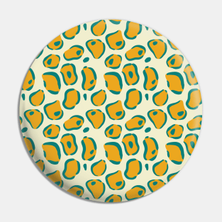 Yellow Animal Print Pin