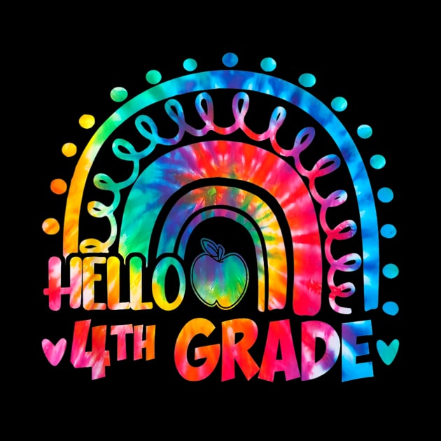 Rainbow Hello 4th Grade Teacher Back To School by torifd1rosie