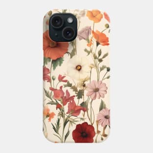 Wildflowers Nature Boho Earthy Phone Case