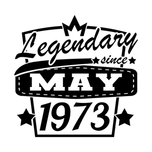 May 1973 Retro Birthday T-Shirt