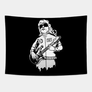 Astronaut Learn Guitar Tapestry