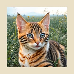 Beautiful Bengal Cat Kitten T-Shirt