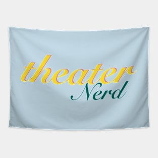 Theater theatre nerd teal Tapestry