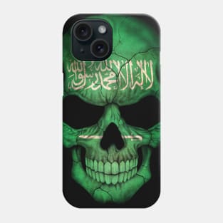 Saudi Arabian Flag Skull Phone Case