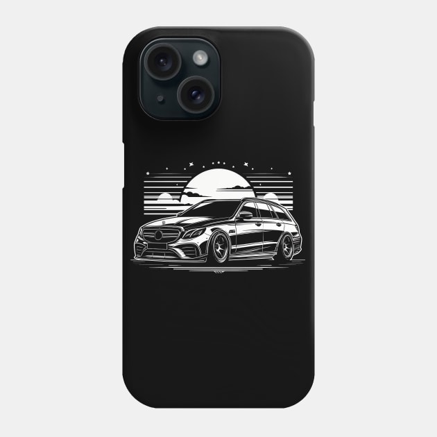 Mercedes E Class Phone Case by TaevasDesign