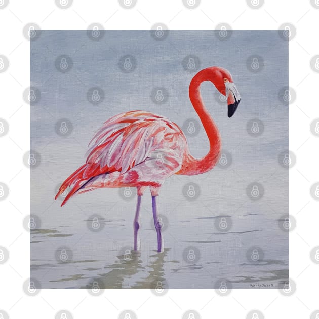 Pink Flamingo painting by EmilyBickell