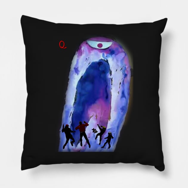 Jonny Quest Invisible Monster 2nd version Pillow by drquest