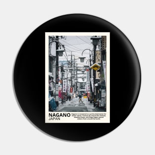 Nagano Japan Pin