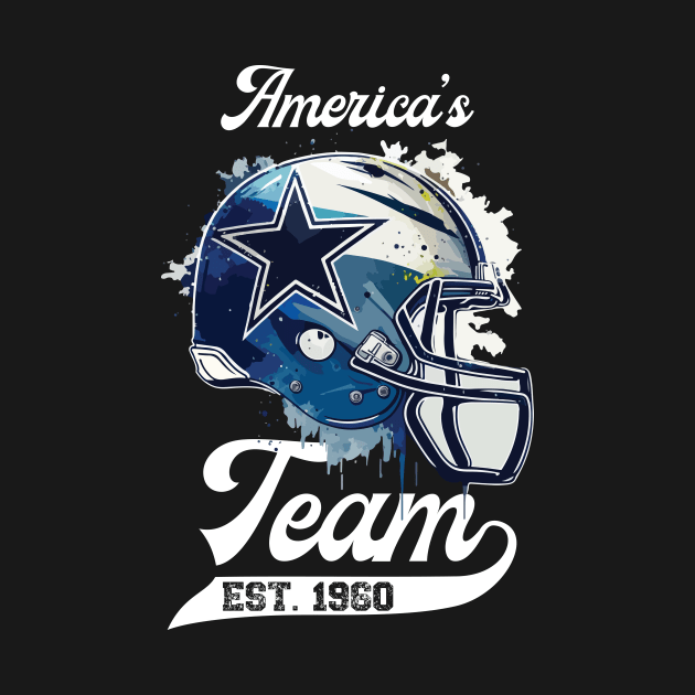 Dallas Cowboys Helmet. America’s Team. by vectrus