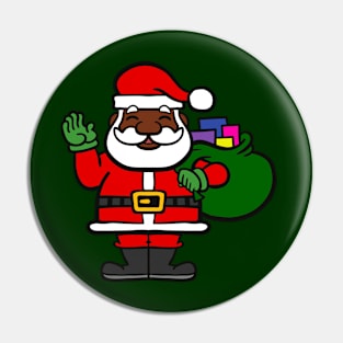 african black santa claus christmas Pin