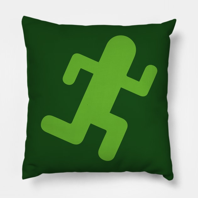 Minimalist Cactuar, Final Fantasy 7 Pillow by PWCreate