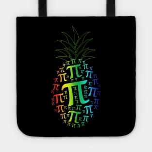 Pi Day Pineapple Math Teacher 3.14 Symbol Pie Funny Gift Tote