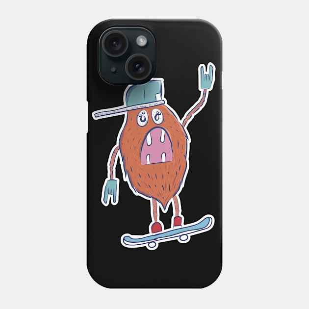 Skate Monster Phone Case by dconciente