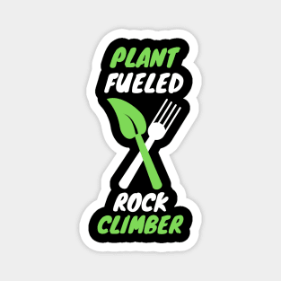 plant fueled rock climber Magnet