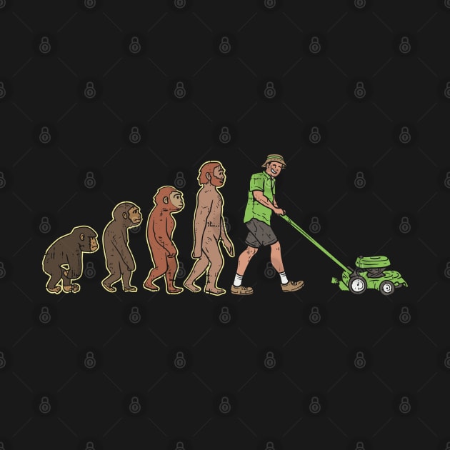 Funny Evolution of a gardener by Shirtbubble