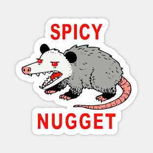 Spicy Nugget Possum Magnet