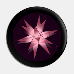 Old pink christmas star Pin