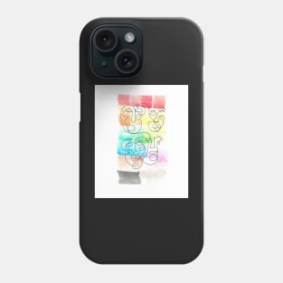 Rainbow traces Phone Case