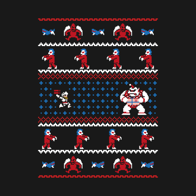 Ghosts n Goblins Ugly Christmas Sweater by RetroReview