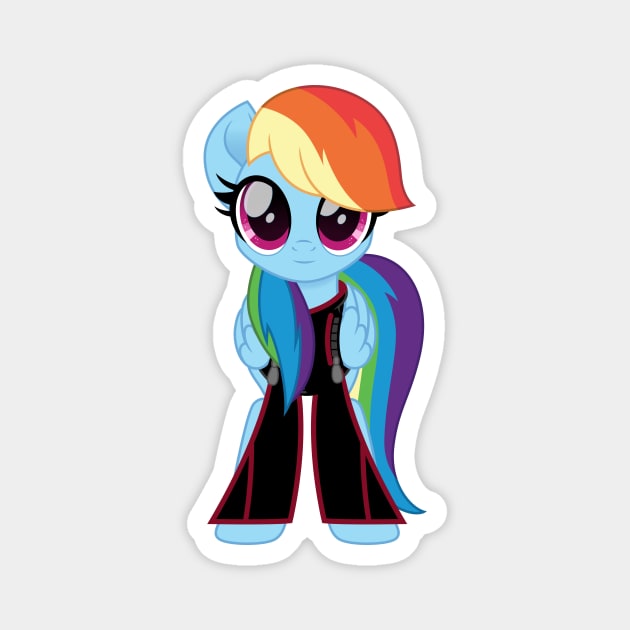 Bad Blood Rainbow Dash Magnet by CloudyGlow