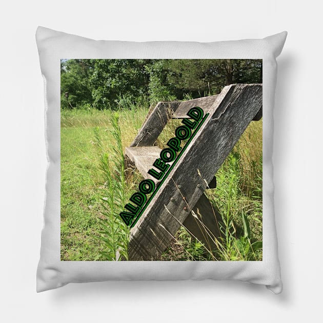 Aldo Leopold Bench Pillow by hannahehansen