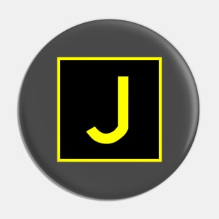 J - Juliet - FAA taxiway sign, phonetic alphabet Pin