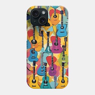 Cartoon Guitars Ensemble Phone Case