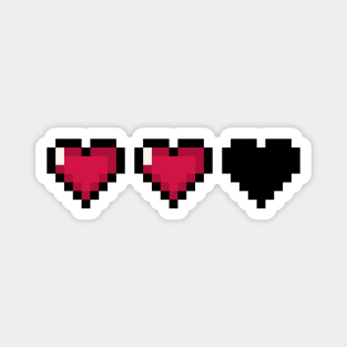 Video Game Hearts – Mostly Full Health Magnet