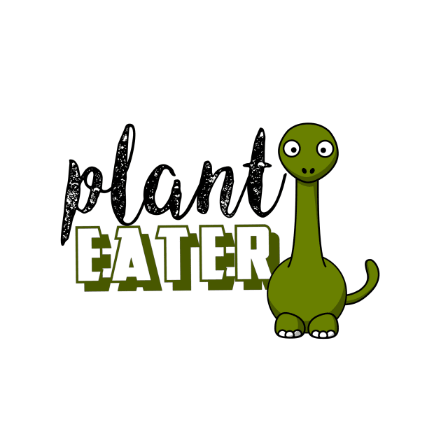 Plant eater cute logo by victoriaarden