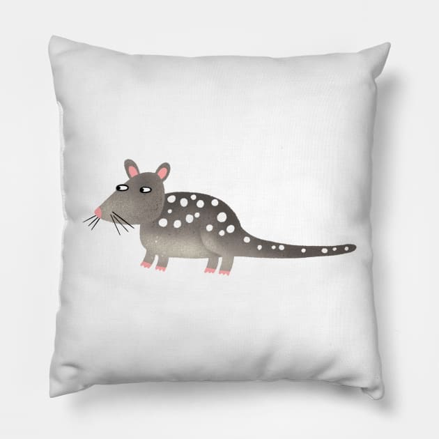 Quoll Pillow by NicSquirrell