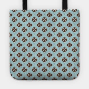 Royal Clover - Burnished *Clear BG* Tote