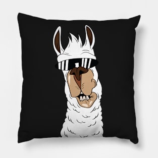 llama funny face Pillow