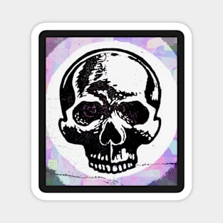 Skull portrait four Magnet