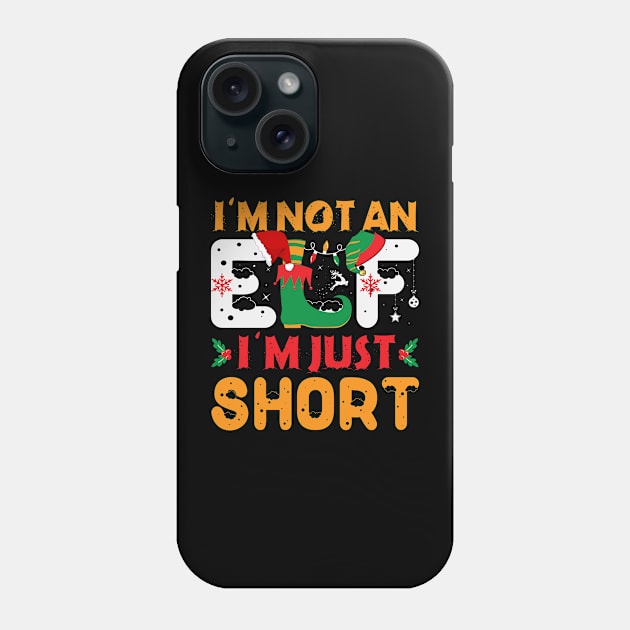 I’M NOT AN ELF Family Christmas PJ Matching Men Women Kids Phone Case by PlaneteeShop